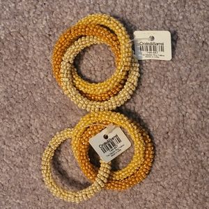 Crate & Barrel Napkin Rings, Set of 2